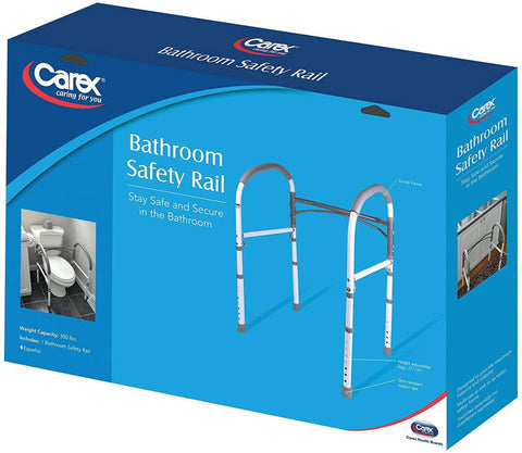 Carex Bathroom Safety Rail - YesWellness.com