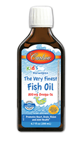 Carlson Kid's Norwegian Very Finest Fish Oil 200mL - YesWellness.com