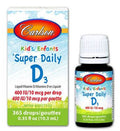 Carlson Kid's Super Daily D3 400 IU 10 ml - YesWellness.com