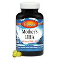 Carlson Mother's DHA 60 Soft Gels - YesWellness.com