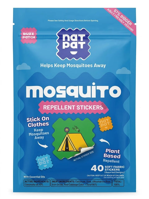 The Natural Patch Mosquito Repellent For Adults 40 Patches
