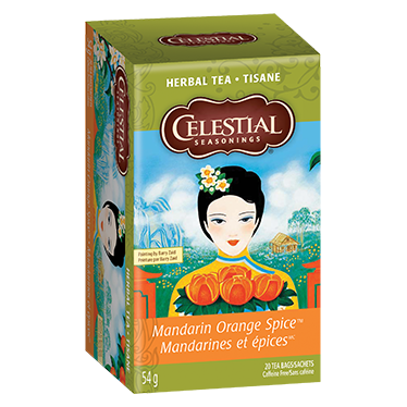Expires April 2024 Clearance Celestial Seasonings Herbal Tea Mandarin Orange Spice 20 Tea Bags - YesWellness.com