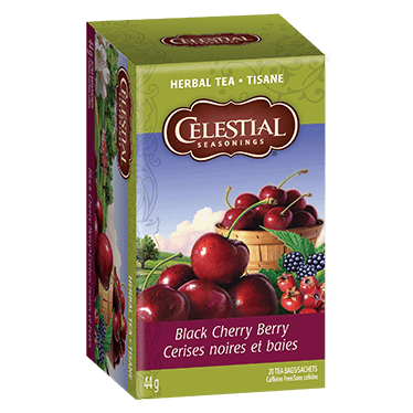 Celestial Seasonings Herbal Tea Black Cherry Berry 20 Tea Bags - YesWellness.com