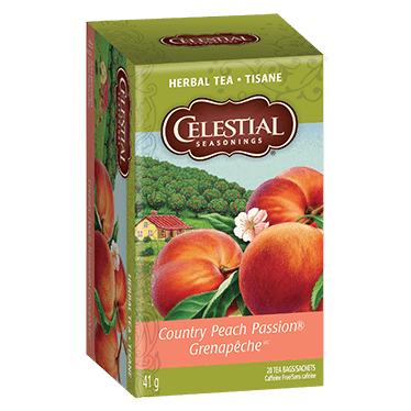 Expires January 2026 Clearance Celestial Seasonings Herbal Tea Country Peach Passion 20 Tea Bags