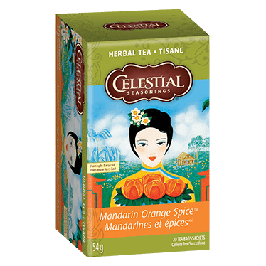 Celestial Seasonings Herbal Tea Mandarin Orange Spice 20 Tea Bags - YesWellness.com