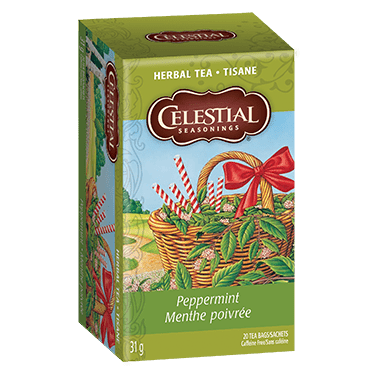 Celestial Seasonings Herbal Tea Peppermint 20 Tea Bags - YesWellness.com