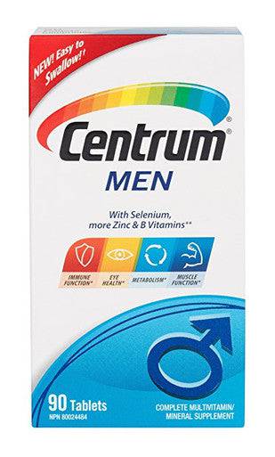 Centrum Multivitamin for Men Tablets - 90 tablets - YesWellness.com