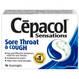Cepacol Sensations Sore Throat and Cough Lozenges 16 Count - YesWellness.com