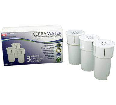 Cerra Water Replacement Filters 3 Pack - YesWellness.com