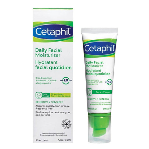 Cetaphil Daily Facial Moisturizer SPF 50 - 50 ml - YesWellness.com
