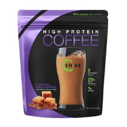 Chike Nutrition High Protein Ice Coffee Bag Caramel 420g - YesWellness.com