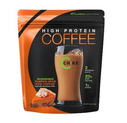 Chike Nutrition High Protein Ice Coffee Bag Pumpkin Spice 413g - YesWellness.com