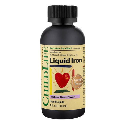 ChildLife Essentials Liquid Iron - Natural Berry Flavor 118mL - YesWellness.com