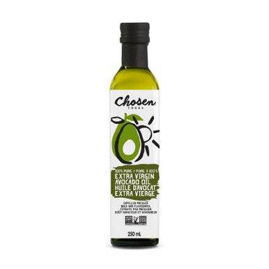 Chosen Foods 100% Pure Extra Virgin Avocado Oil 250mL - YesWellness.com