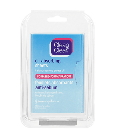 Clean & Clear Oil Absorbing Sheets 50 Sheets - YesWellness.com