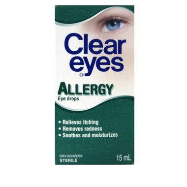 Clear Eyes Allergy Eye Drops 15 ml - YesWellness.com