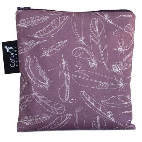 Colibri Reusable Snack Bag Feather - YesWellness.com