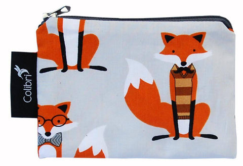 Colibri Reusable Snack Bag Foxes Small - YesWellness.com