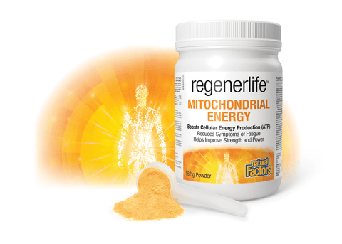 Natural Factors Regenerlife Mitochondrial Energy Powder 162g - YesWellness.com