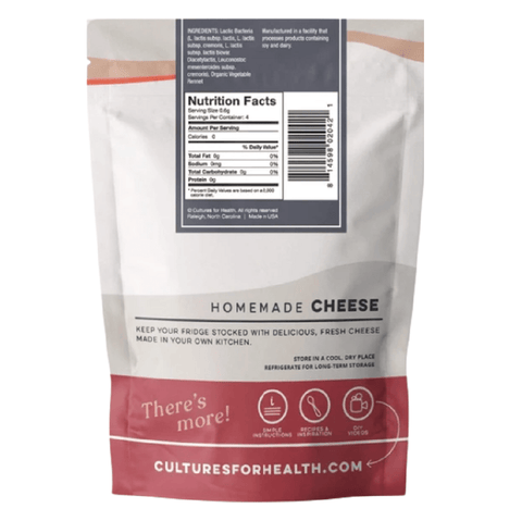 Cultures For Health Fromage Blanc Cheese Starter Culture - 2.4g - YesWellness.com