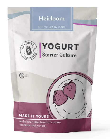 Cultures For Health Heirloom Yogurt Starter Cultures - 1.6g - YesWellness.com