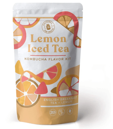 Cultures For Health Kombucha Classic Lemon Iced Tea Kombucha Flavor Kit - YesWellness.com
