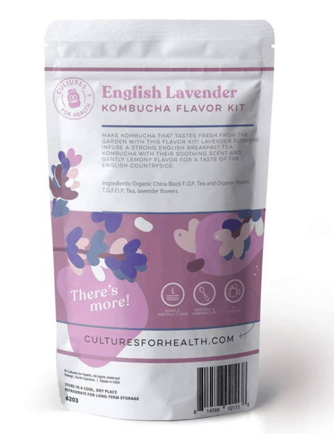 Cultures For Health Kombucha English Garden Lavender Kombucha Flavor Kit - YesWellness.com