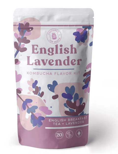 Cultures For Health Kombucha English Garden Lavender Kombucha Flavor Kit - YesWellness.com