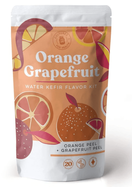 Cultures For Health Orange Grapefruit Water Kefir Flavor Kit - YesWellness.com