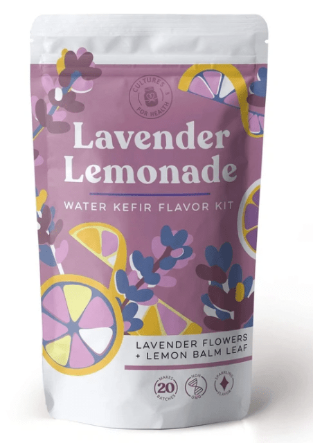 Cultures For Health Sparkling Lavender Lemonade Water Kefir Flavor Kit - YesWellness.com