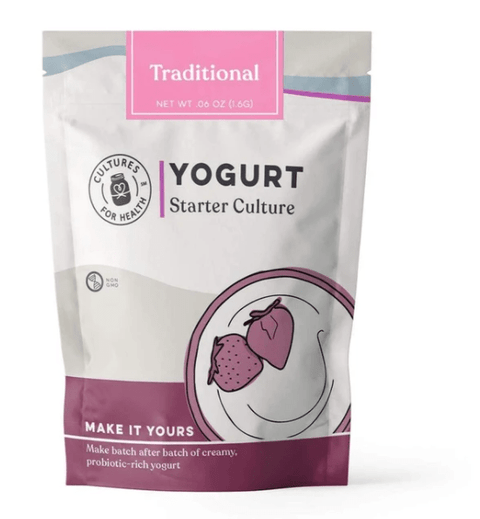 Cultures For Health Traditional Flavor Yogurt Starter Culture - 1.6g - YesWellness.com