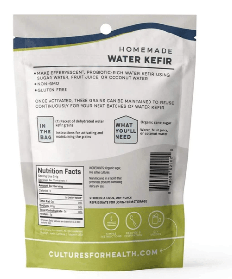 Cultures For Health Water Kefir Starter Grains - 5.4g - YesWellness.com