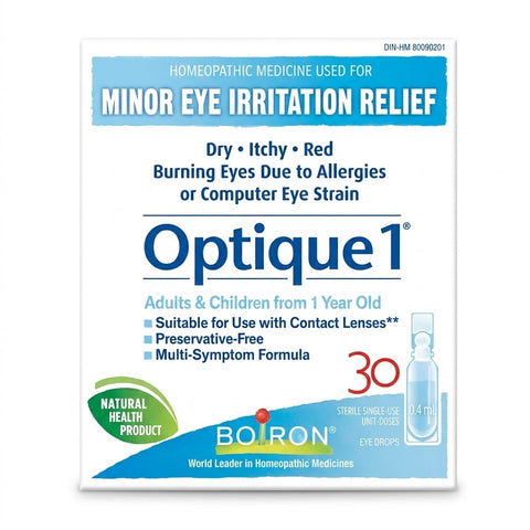 Boiron Minor Eye Irritation Relief Optique1 - 30 Single Use Doses of 0.4mL