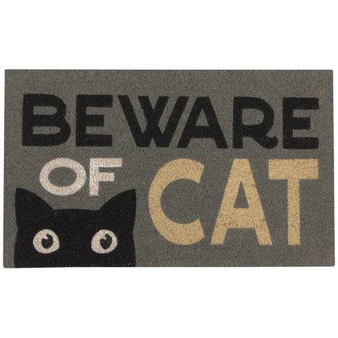 Danica Jubilee Beware of Cats Doormat - YesWellness.com