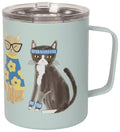 Danica Jubilee Feline Fine Meander Mug 12oz - YesWellness.com