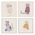Danica Jubilee Feline Fine Soak Up Coaster Set of 4 - YesWellness.com
