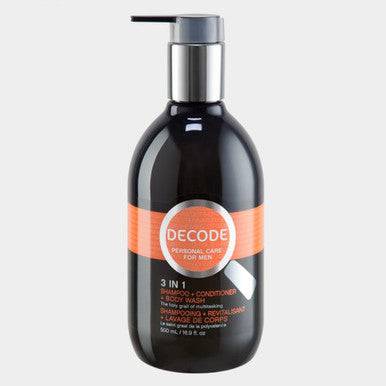 Decode 3 In 1 Shampoo Conditioner and Body Wash 500 ml - YesWellness.com