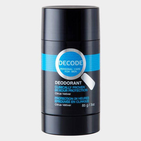 Decode Deodorant Citrus Vetiver 85 grams - YesWellness.com