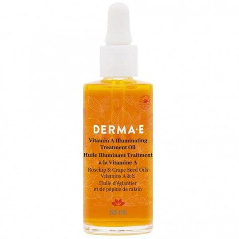 Derma E Vitamin A Illuminating Treatment Oil 60mL - YesWellness.com