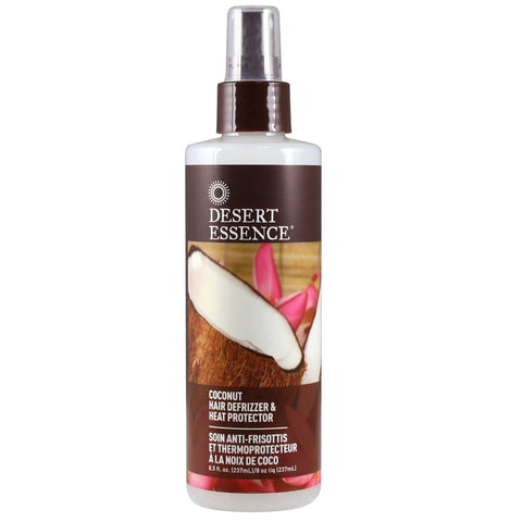 Desert Essence Coconut Hair Defrizzer and Heat Protector 237 ml - YesWellness.com