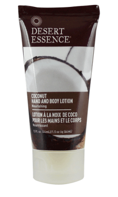Desert Essence Coconut Hand and Body Lotion 44 ml - YesWellness.com
