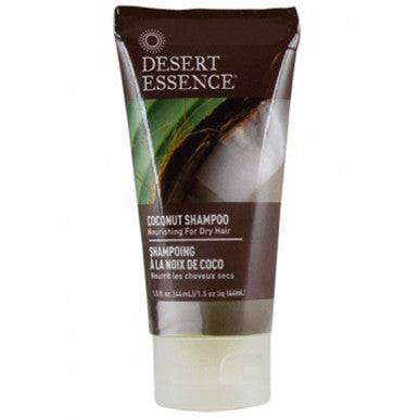 Desert Essence Coconut Shampoo Travel Size 44 ml - YesWellness.com