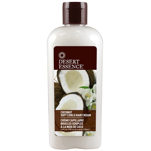 Desert Essence Coconut Soft Curls Hair Cream 190 ml - YesWellness.com