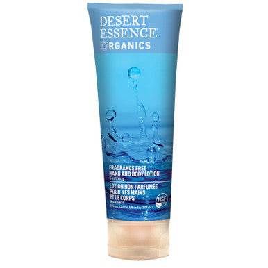 Desert Essence Fragrance Free Hand and Body Lotion 237 ml - YesWellness.com
