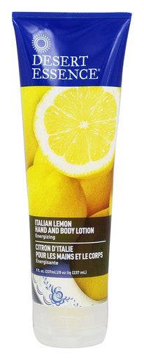 Desert Essence Italian Lemon Hand and Body Lotion 237 ml - YesWellness.com