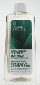 Desert Essence Tea Tree Oil Mouthwash with Spearmint - YesWellness.com