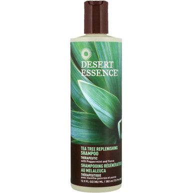 Desert Essence Tea Tree Replenishing Shampoo 382 ml - YesWellness.com