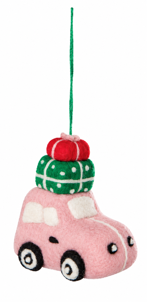 Danica Jubilee Holiday Traffic Felt Christmas Tree Ornaments
