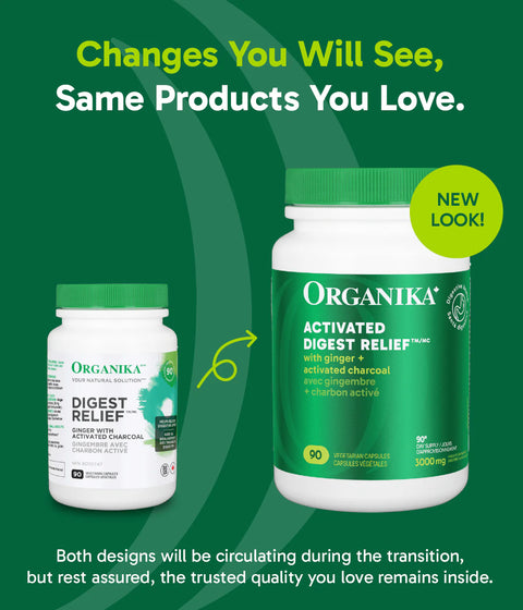 Organika Activated Digest Relief 90 Capsules