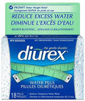 Diurex Water Pills 18 Tablets - YesWellness.com